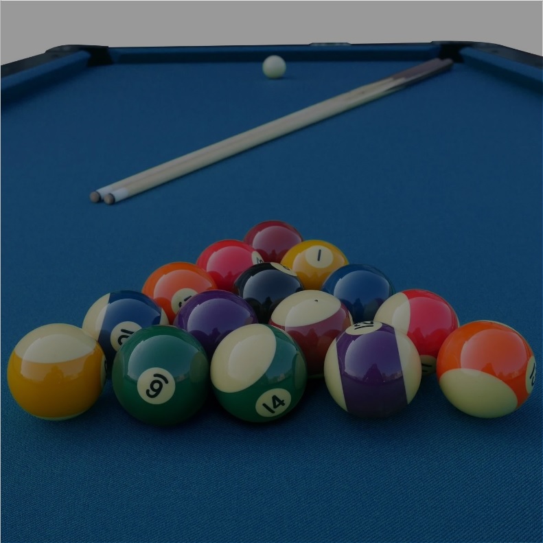 First Pool Black Table